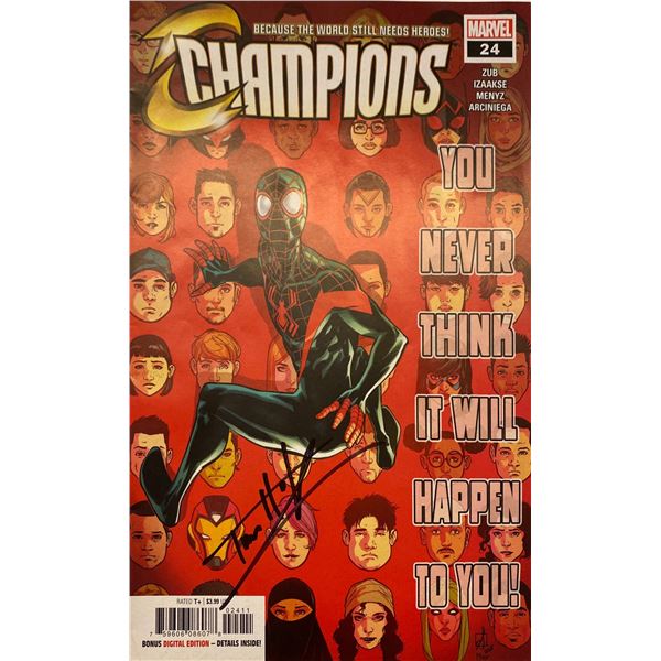 Autographed Champions Comics