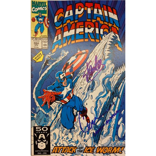 Autographed Captain America Comics