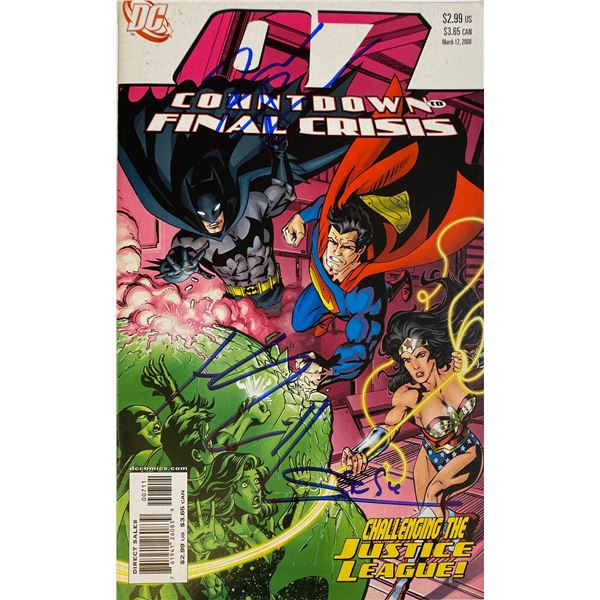 Autographed Justice League Comics