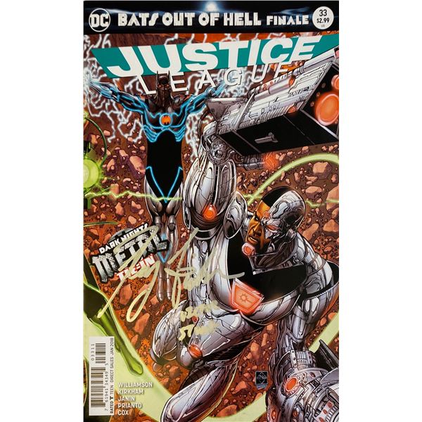 Autographed Justice League Comics