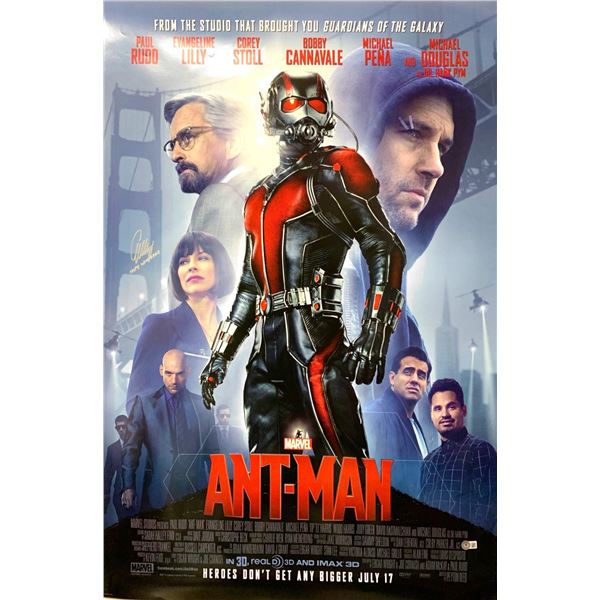 Autographed Evangeline Lilly Poster JSA