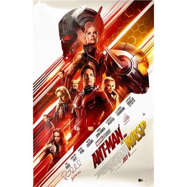 Signed Antman Poster JSA Beckett