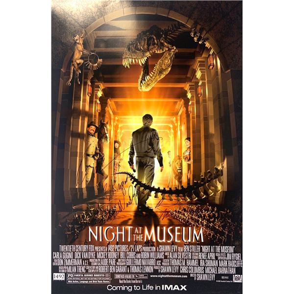 Autographed Night at the Museum Poster