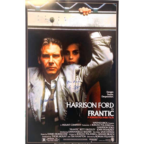 Autographed Frantic Poster