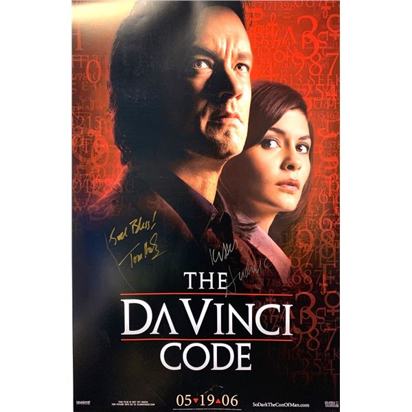 Autographed The Da Vinci Code Poster