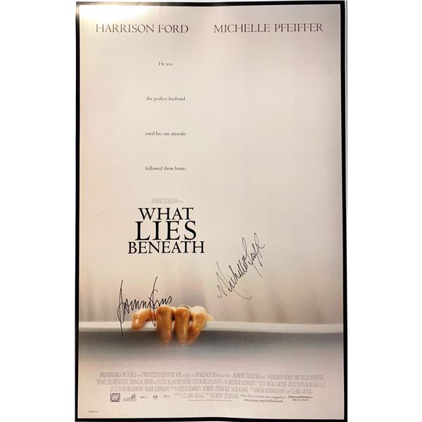 Autographed What Lies Beneath Poster