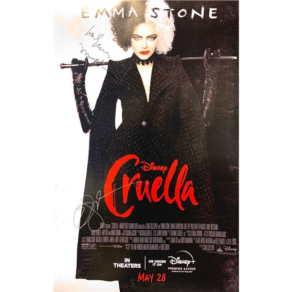 Autographed Cruella Poster