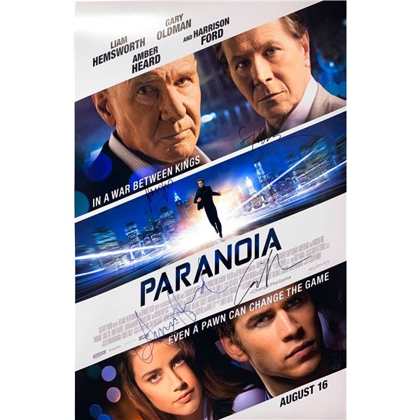 Autographed Paranoia Poster
