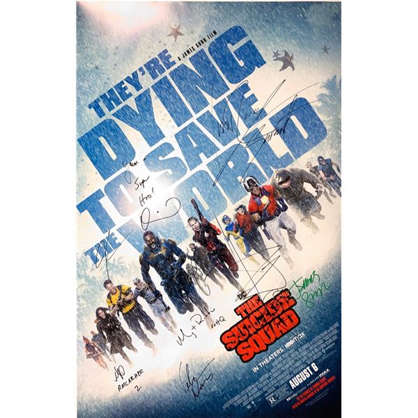 Autographed The Suicide Squad Poster