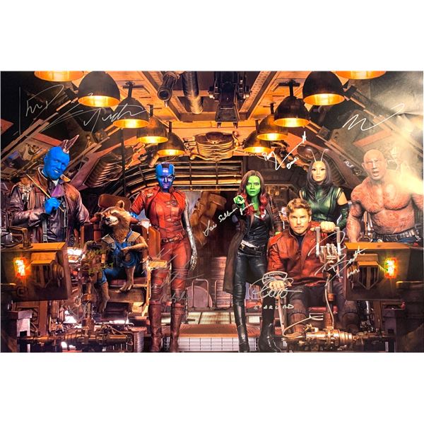 Autographed Guardians of the Galaxy: Vol. 2 Poster