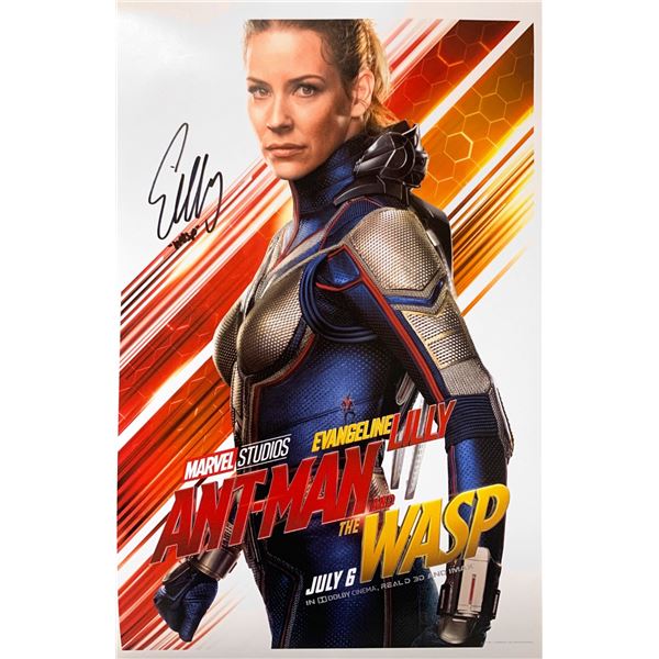 Autographed Antman Wasp Poster