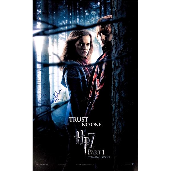 Harry Potter Emma Watson Rupert Autographed Poster