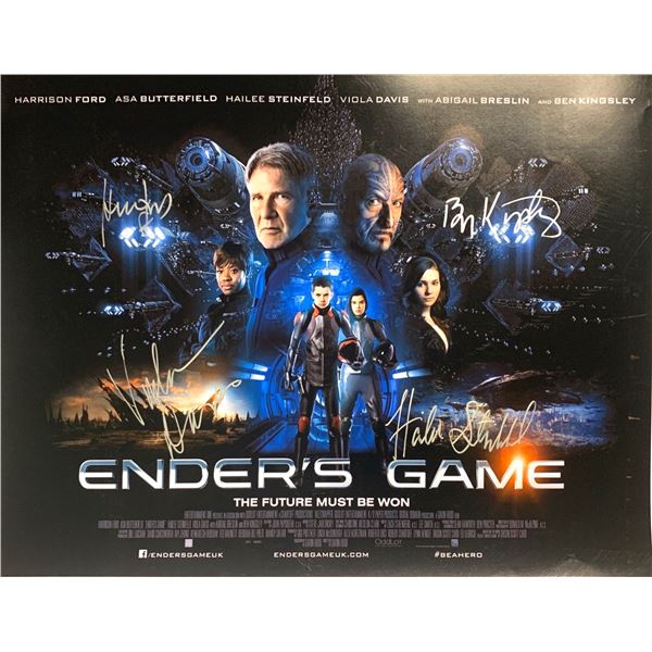 Autographed Ender's Game Poster