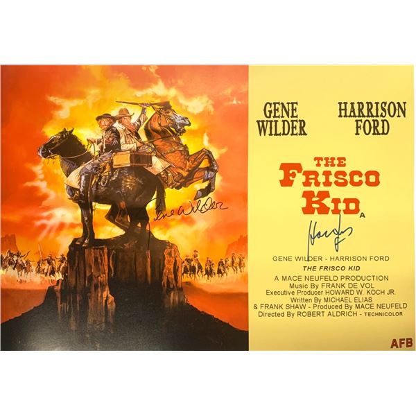 Autographed The Frisco Kid Poster