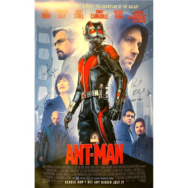 Autographed Antman Poster