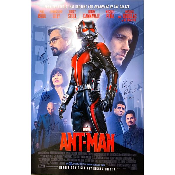 Autographed Antman Poster
