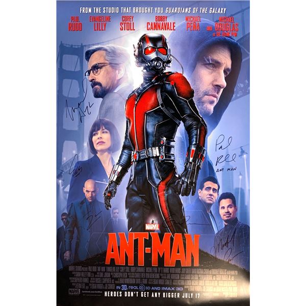 Autographed Antman Poster
