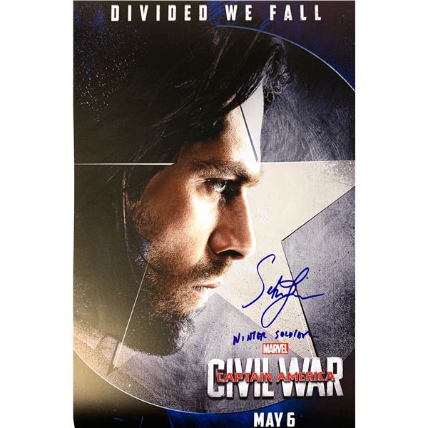 Autographed Winter Soldier Poster