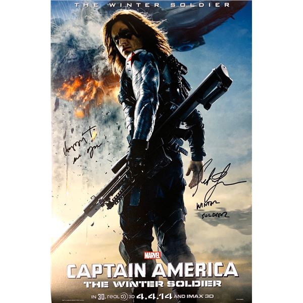 Autographed Winter Soldier Poster