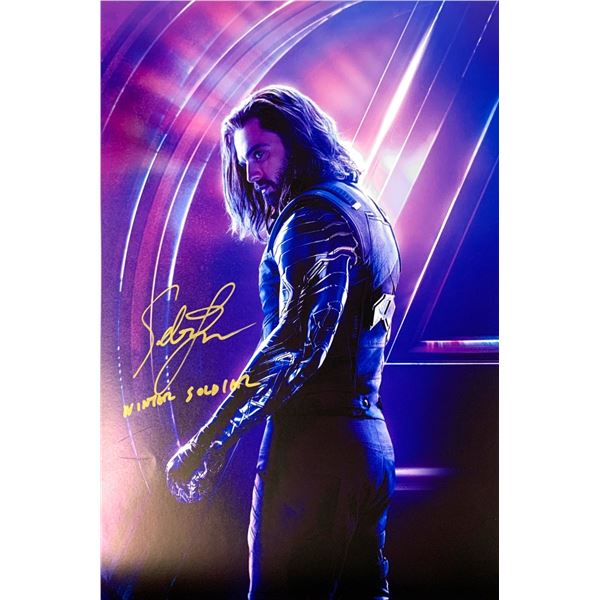 Autographed Winter Soldier Poster