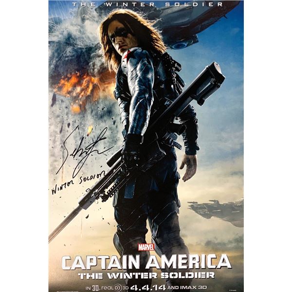 Autographed Winter Soldier Poster