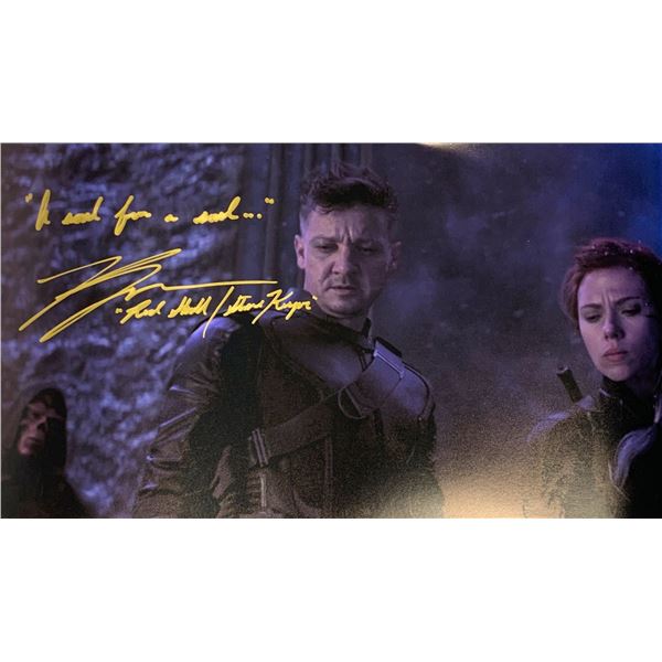 Autographed Avengers Poster