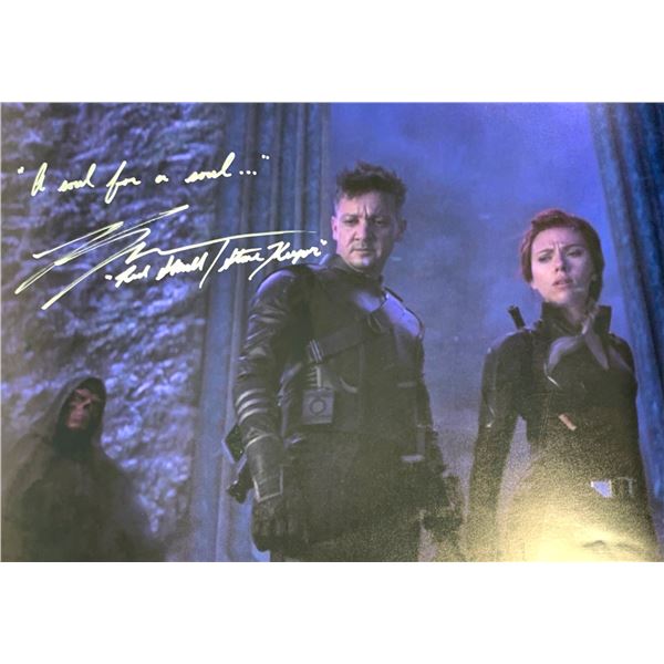 Autographed Avengers Poster