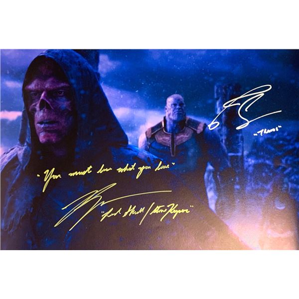 Autographed Avengers Poster