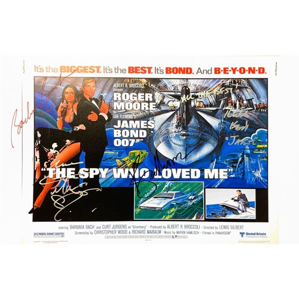 Autographed Spy Who Loved Me Poster