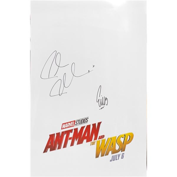 Autographed Antman Wasp Poster