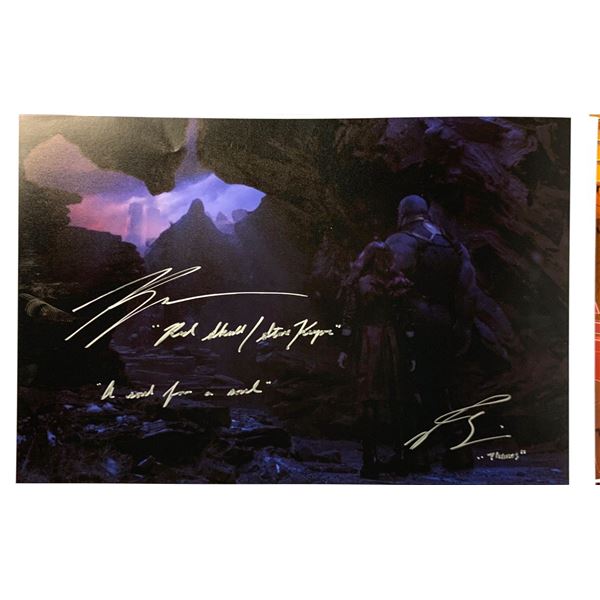 Autographed Avengers Poster
