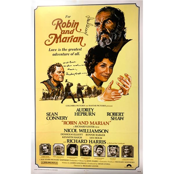 Autographed Robin and Marian Poster