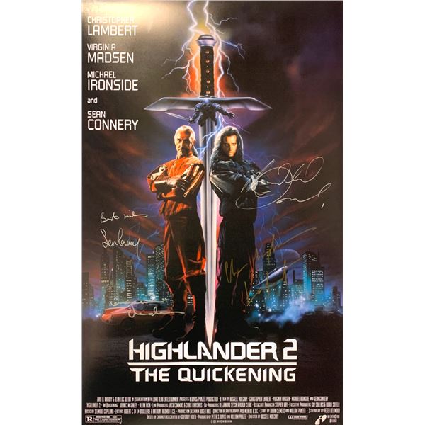 Autographed Highlander Poster