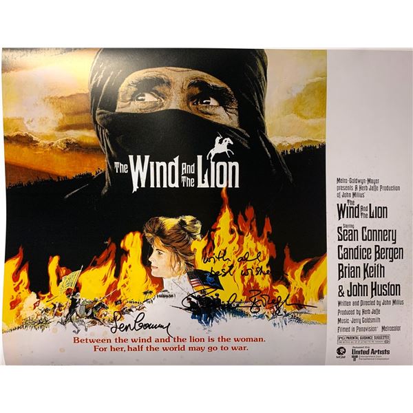 Autographed Wind and the Lion Poster