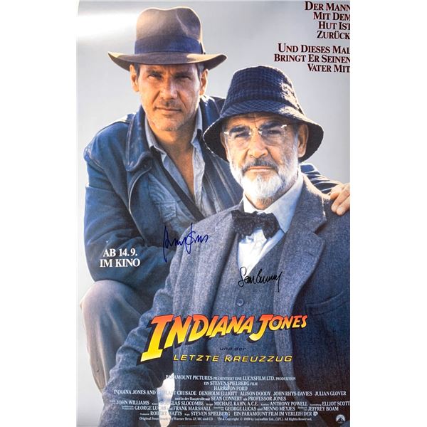 Autographed Indiana Jones Poster