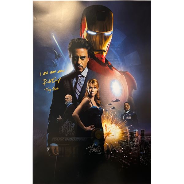 Autographed Iron Man Poster