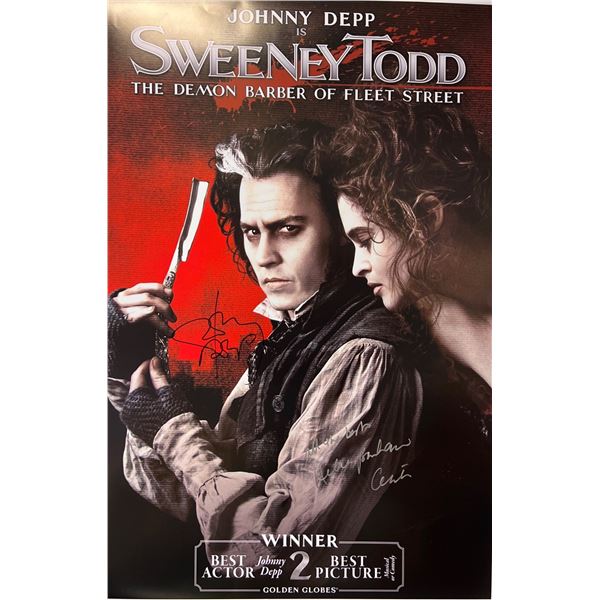 Autographed Sweeney Todd Poster