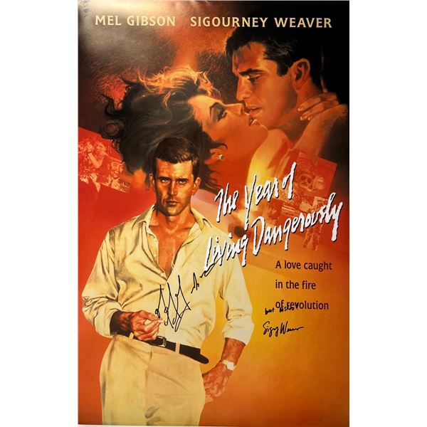 Autographed Year of Living Dangerously Poster