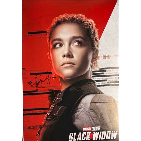 Autographed Black Widow Poster