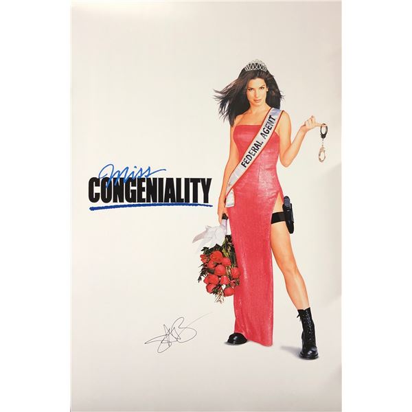 Ms Congeniality Sandra Bullock Poster Autographed