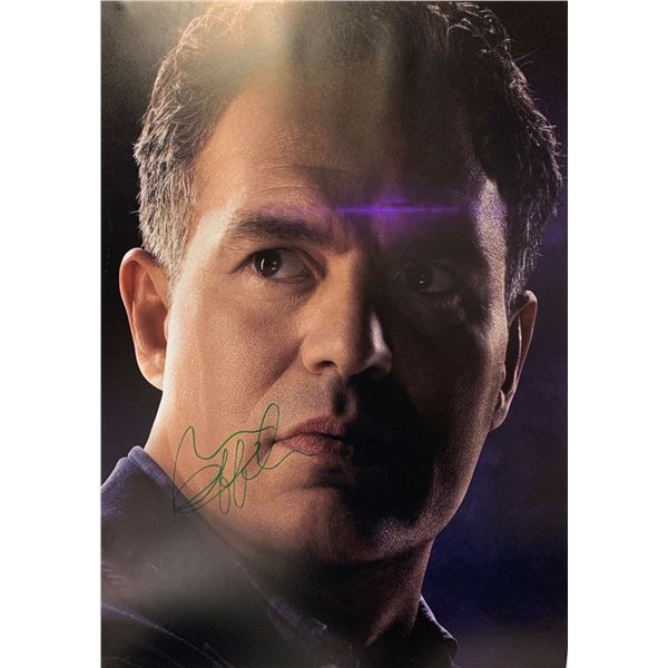 Autographed Avengers Endgame Mark Ruffalo Poster