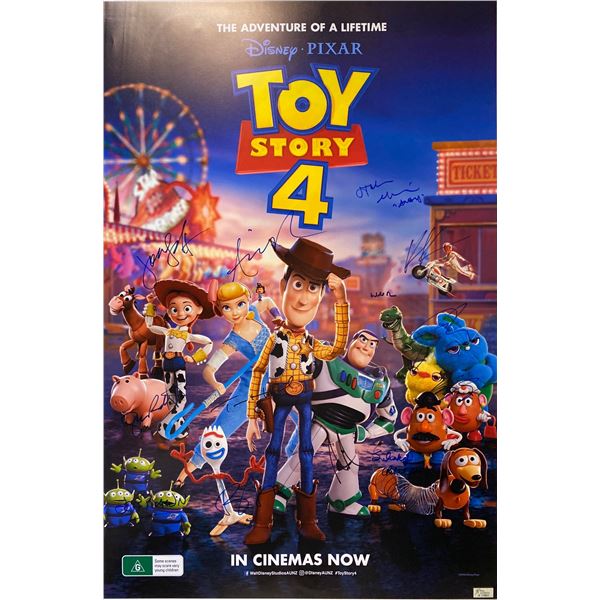 Autographed Toy Story 4 Tom Hanks Poster
