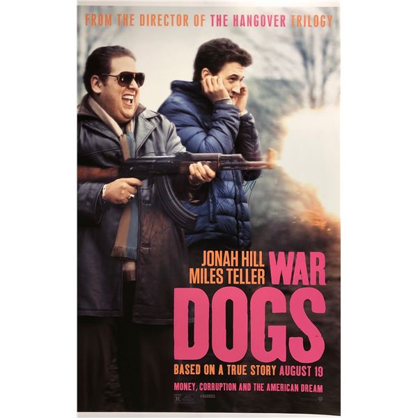 Autographed War Dogs Jonah Hill Miles Teller Poster