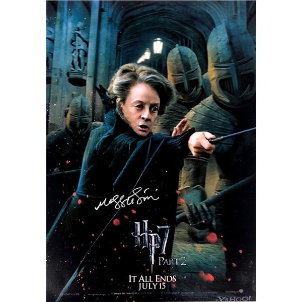 Harry Potter Maggie Smith Autographed Poster