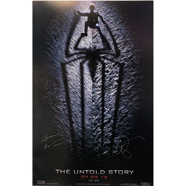 Emma Stone Autographed Amazing Spiderman Poster