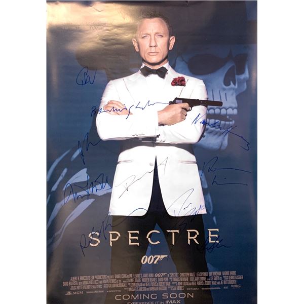 Autographed 007 Spetre Poster