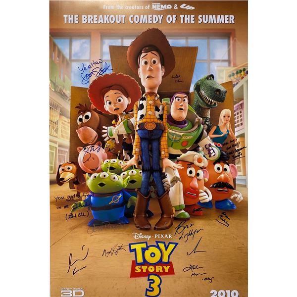 Autographed Toy Story 3 Tim Allen Poster