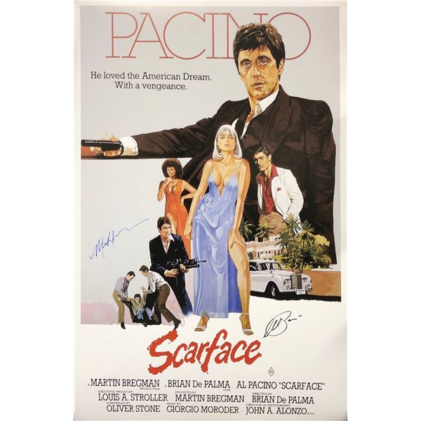 Scarface Michelle Pfeiffer Poster Autographed