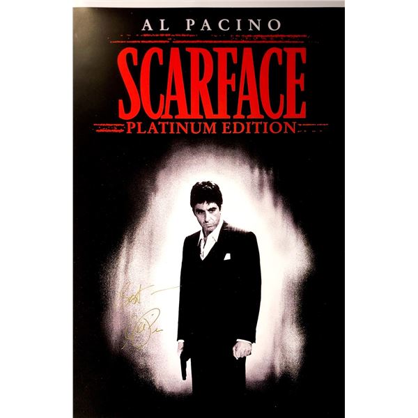 Al Pacino Autographed SCARFACE Poster