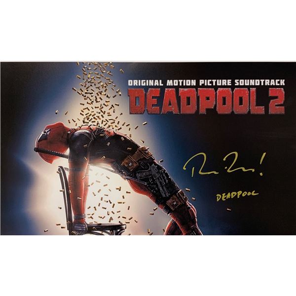 Ryan Reynolds Autographed Deadpool Poster
